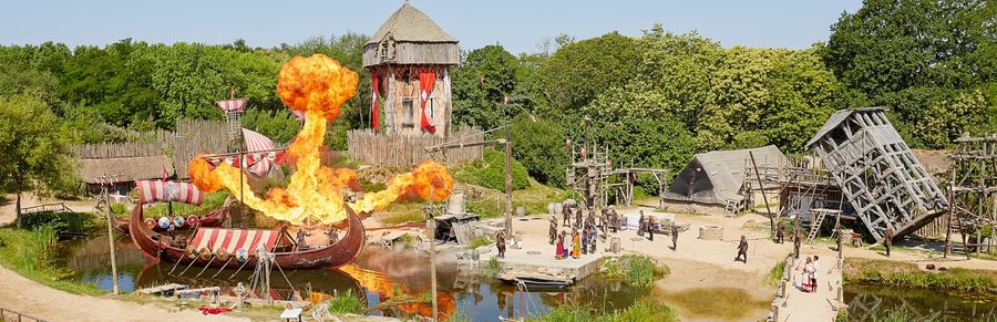 Spectacle des Vikings au Puy du Fou en Vendée
